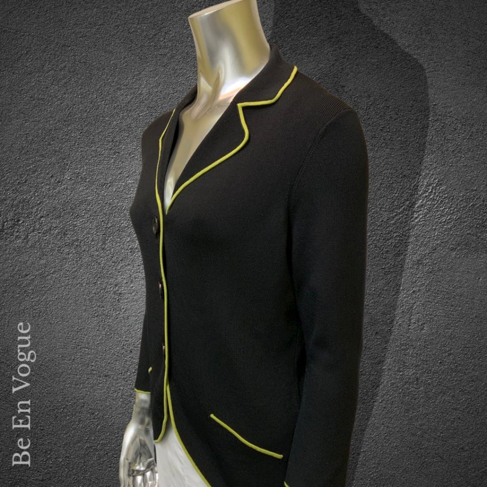 BCBG Max Azria Piping Trim Cardigan